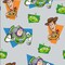 Licensed Disney's Pixar Toy Story - Character Toss Fleece Fabric by the Yard